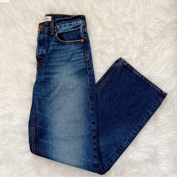 Madewell Low-Slung Baggy Button Fly Wide Leg Jeans NWOT - Picture 2 of 8